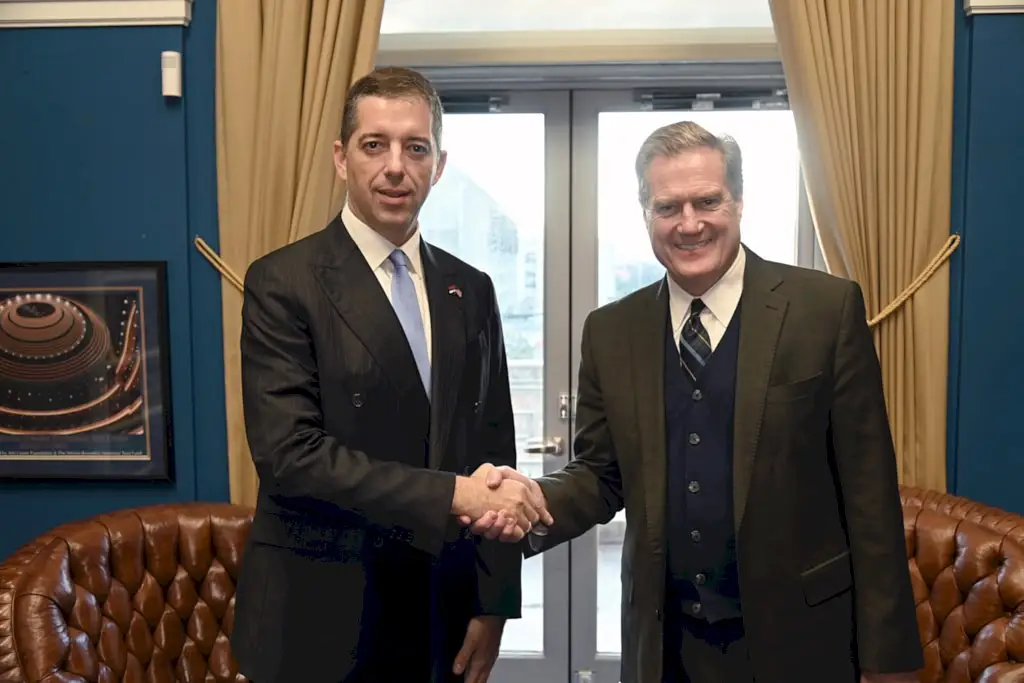 Марко Ђурић и Мајкл Тарнер